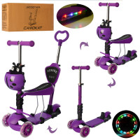 Самокат 5в1 iTrike Maxi JR 3-077-V (violet)